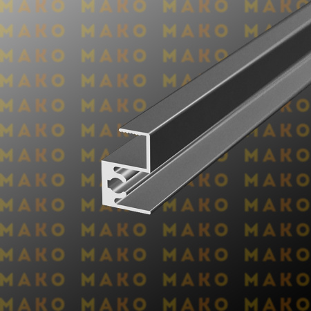 Профиль горизонтальный верхний MS215 Графит (A19)